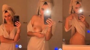 Megnutt02 – Mirror Titty Tease Video